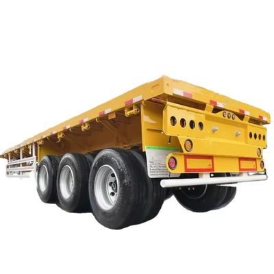 kupować Transport kontenerów 2 3 4 osi 20 stóp platformy półprzewód płaskowierzchniowy półprzewód do sprzedaży z Fuwa / BP osi online manufacture