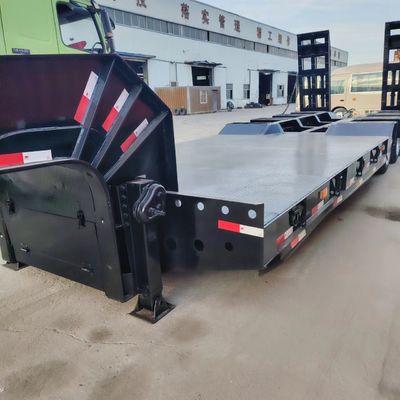 kupować Nowy 3-osiowy przyczepny przyczepny transport buldozer przyczepny z mechanicznym zawieszeniem online manufacture