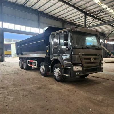 Dobra cena. 8X4 Lhd 12R20 375 HP Howo Dump Truck Zindywidualizowany z konfiguracją kierownicy i mocy konnej w Internecie