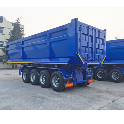 kupować Nowy 4-osiowy 60T Sztylowy Śmieciowy Południowy Przyczep do 60 Ton Śmieciowych Przyczep w Budownictwie i Górnictwie online manufacture