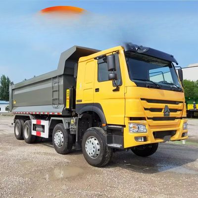 Dobra cena. Howo Euro 4 380hp 8x4 Dump Truck z układem kierowniczym ZF8118 i pojemnością 50 ton w Internecie