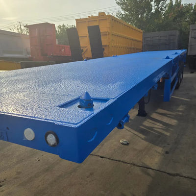 Dobra cena. Maksymalny ładunek użytkowy 30 ton 20FT 40FT 45FT kontener ciężarówka płaskobudowa do transportu materiałów budowlanych w Internecie