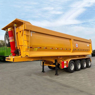Dobra cena. 4 osi 80 ton 12R20 (12R22.5 Można dostosować) Opony oryginalne osi Dump Semi Trailer U-Bucket w Internecie