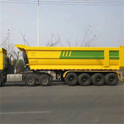 Dobra cena. 8 mm grubość spodniej płyty Dump Semi-trailer z 3/4 osi Original Customizable FUWA/BPW American Mechanical Suspension w Internecie